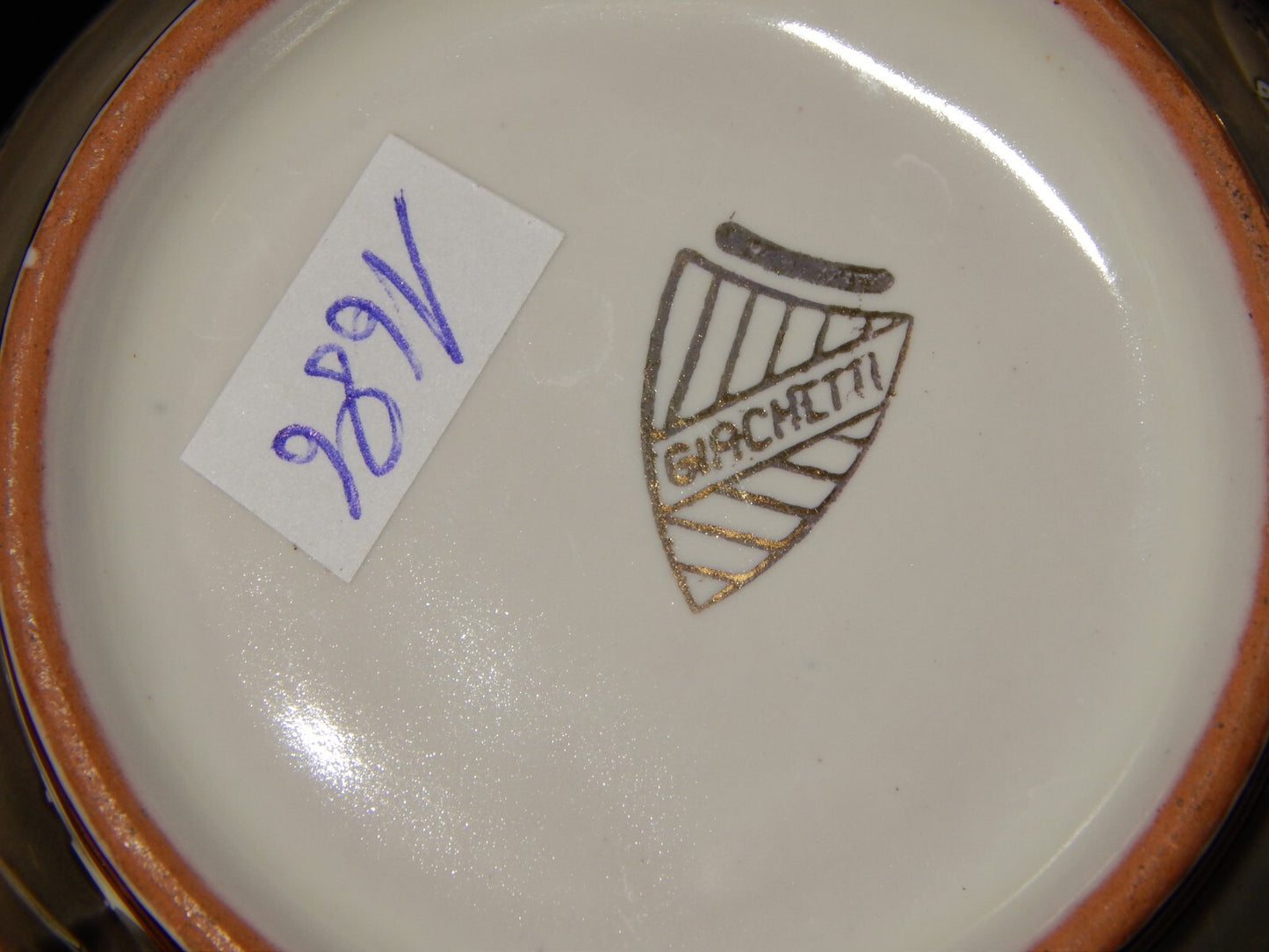 VINTAGE ZUCCHERIERA CERAMICA MADE IN ITALY CERAMISTA BRUNO GIACHETTI