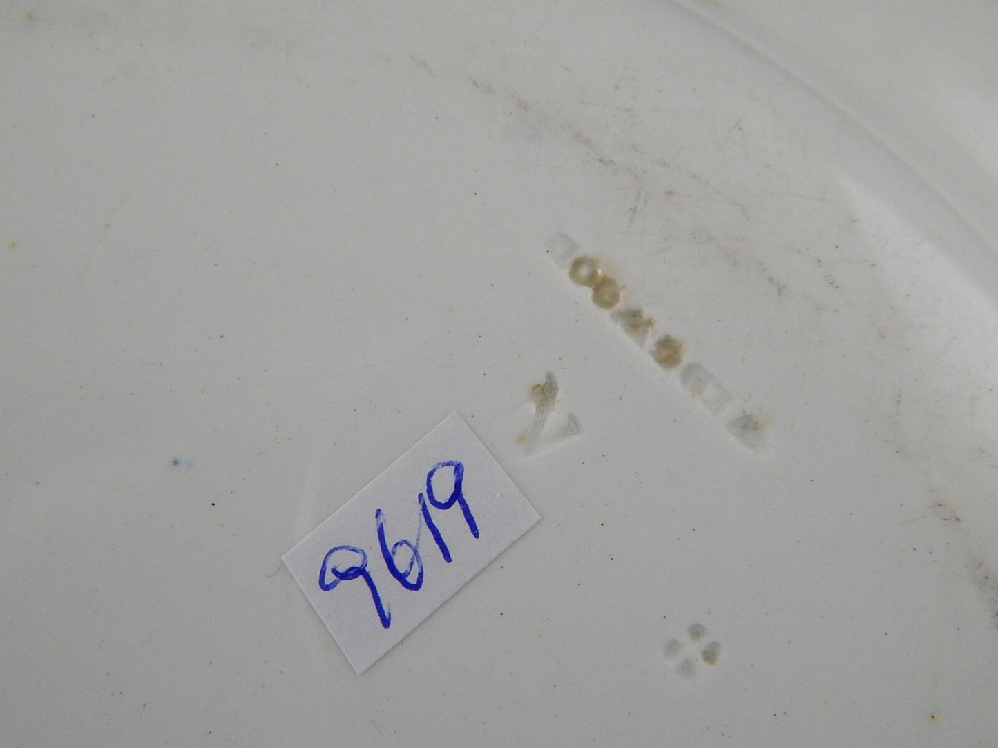 ANTICO RARISSIMO GRANDE PIATTO PORCELLANA WEDGWOOD META' 800 VITTORIANO CM 28,5