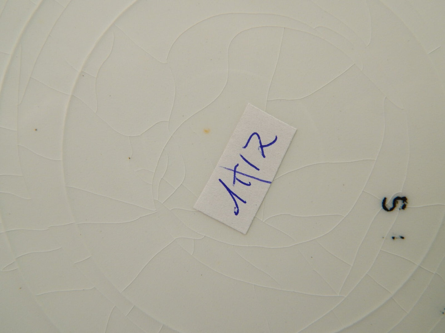 WEDGWOOD&CO ATALANTA ANTICO PIATTO CM 25 SEMI PORCELLANA DEL 1906 DIFETTO