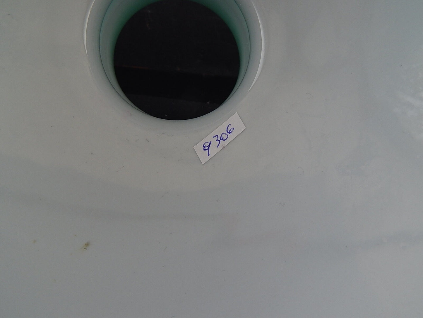 VINTAGE HOLMEGAARD VETRO A CAMPANA OPALINO VERDE PER LAMPADARIO