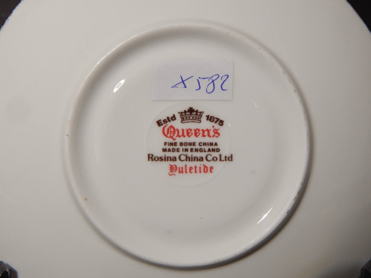RETRO' PREZIOSA PORCELLANA INGLESE QUEEN'S ROSINA TAZZA TE' JULETIDE IDEA REGALO