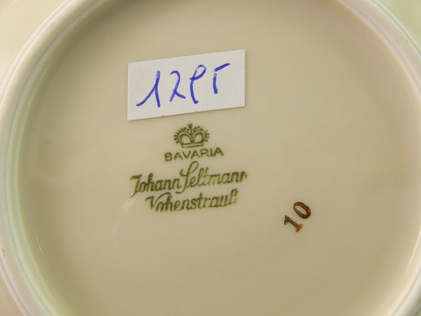 ANTICA ROCAILLE TAZZA DA TE' PORCELLANA VOHENSTRAUSS JOHANN SELTMANN BAVARIA