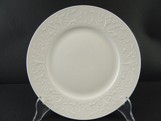 PREZIOSO PIATTO PIANO LIMOGES RAYNAUD WASHINGTON PORCELLANA BIANCA ARABESCHI