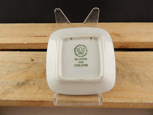 ROYAL COPENHAGEN BING&GRONDAHL PLAQUETTE PIATTINO PORCELLANA SILLASENS HUS