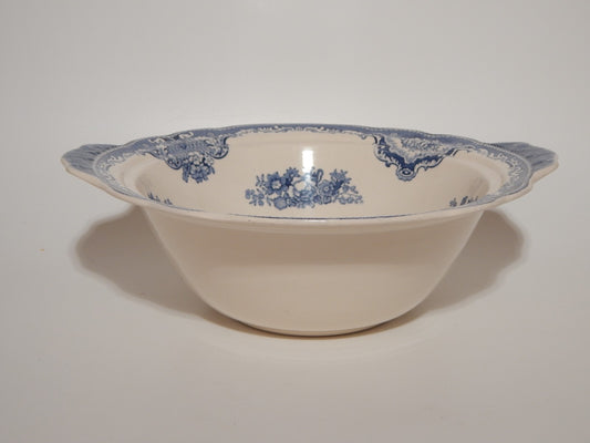 VINTAGE JOHNSON BROS OLD BRITAIN CASTLE BLU INSALATIERA FRUTTIERA PORCELLANA