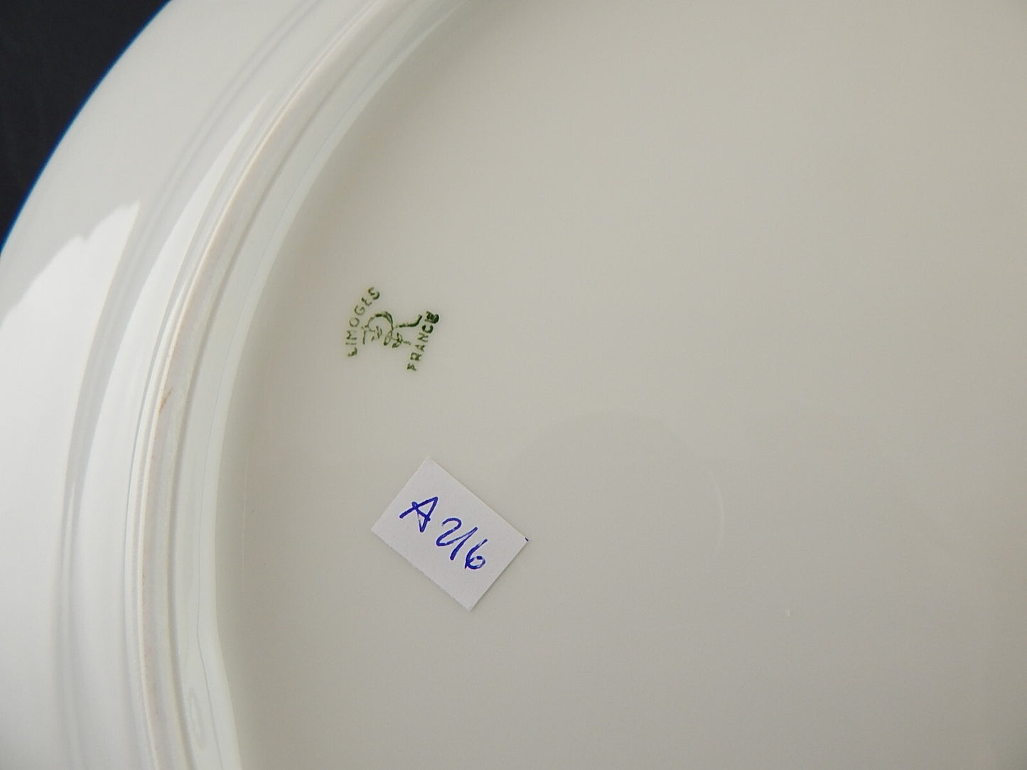 VINTAGE PIATTO VASSOIO LIMOGES RAYNAUD PORCELLANA BIANCA MODELLO WASHINGTON A216