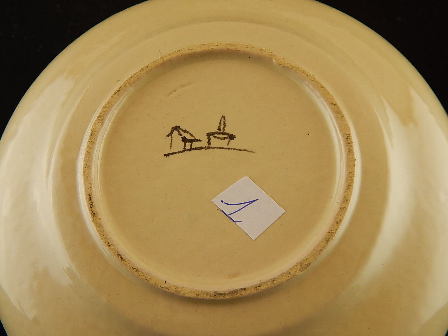 ANTICA TAZZA DA TE' CERAMICA ALBISOLA HANDMADE MADE ITALY DIPINTA A MANO #1