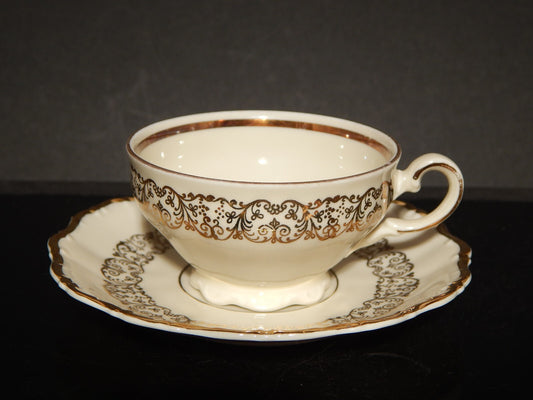 ANTICA TAZZINA CAFFE' PORCELLANA BAVARIA SELTMANN THERESIA DECORO ORO