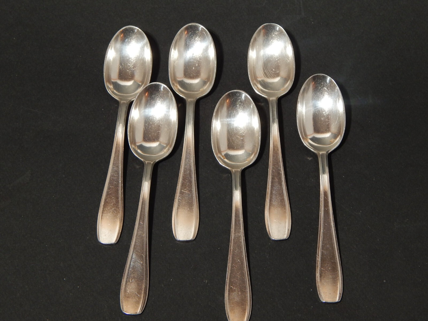 ANTICO ART DECO SET 18 POSATE FRANCESI ARGENTERIA SFAM ALPACCA ARGENTATE