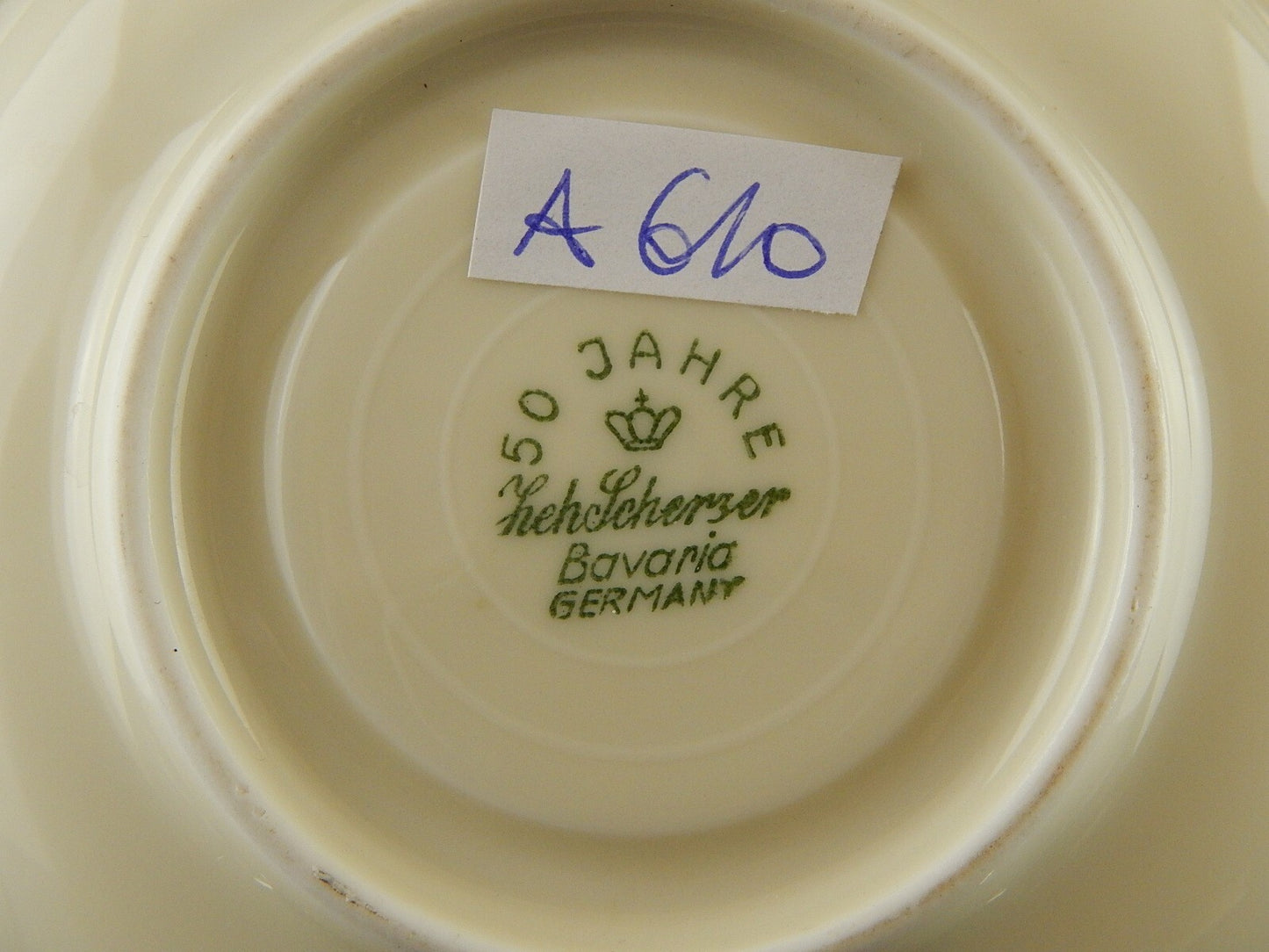 PREZIOSA ANTICA TAZZINA CAFFE' PORCELLANA ZEH SCHERZER BAVARIA RIFINITA IN ORO