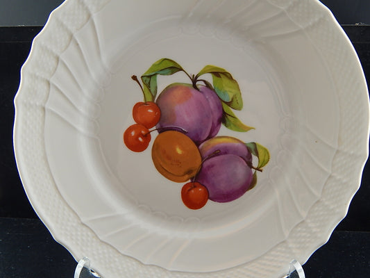 RICHARD GINORI PORCELLANA PIATTO VECCHIO GINORI DECORO NATURA MORTA FRUTTI 294