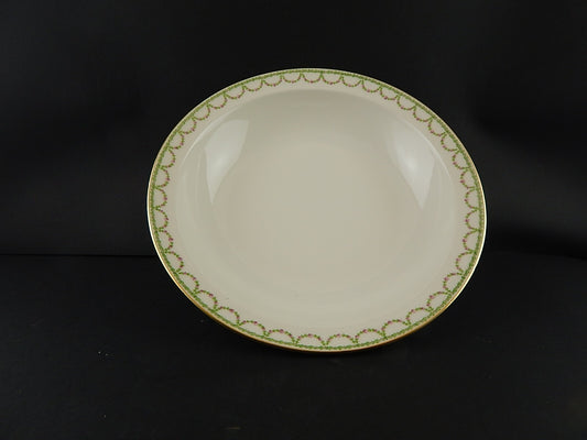 ANTICA INSALATIERA CIOTOLA PORCELLANA LIBERTY GDA LIMOGES GHIRLANDE DI ROSE