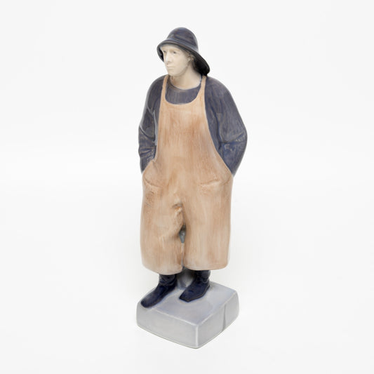 STATUINA PORCELLANA ROYAL COPENHAGEN "Pescatore" COD 3668 CM 27x10x8