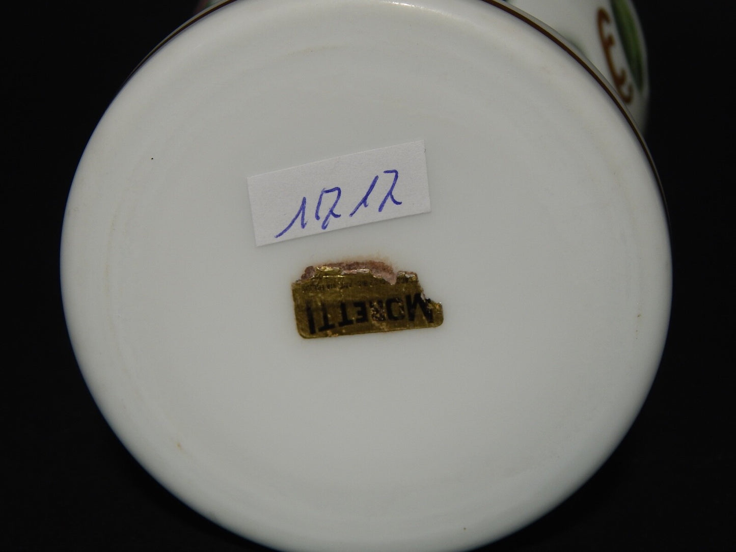 ANTICO PREZIOSO BICCHIERE BOCCALE CRISTALLO BOEMIA BIEDERMEIER INCAMICIATO