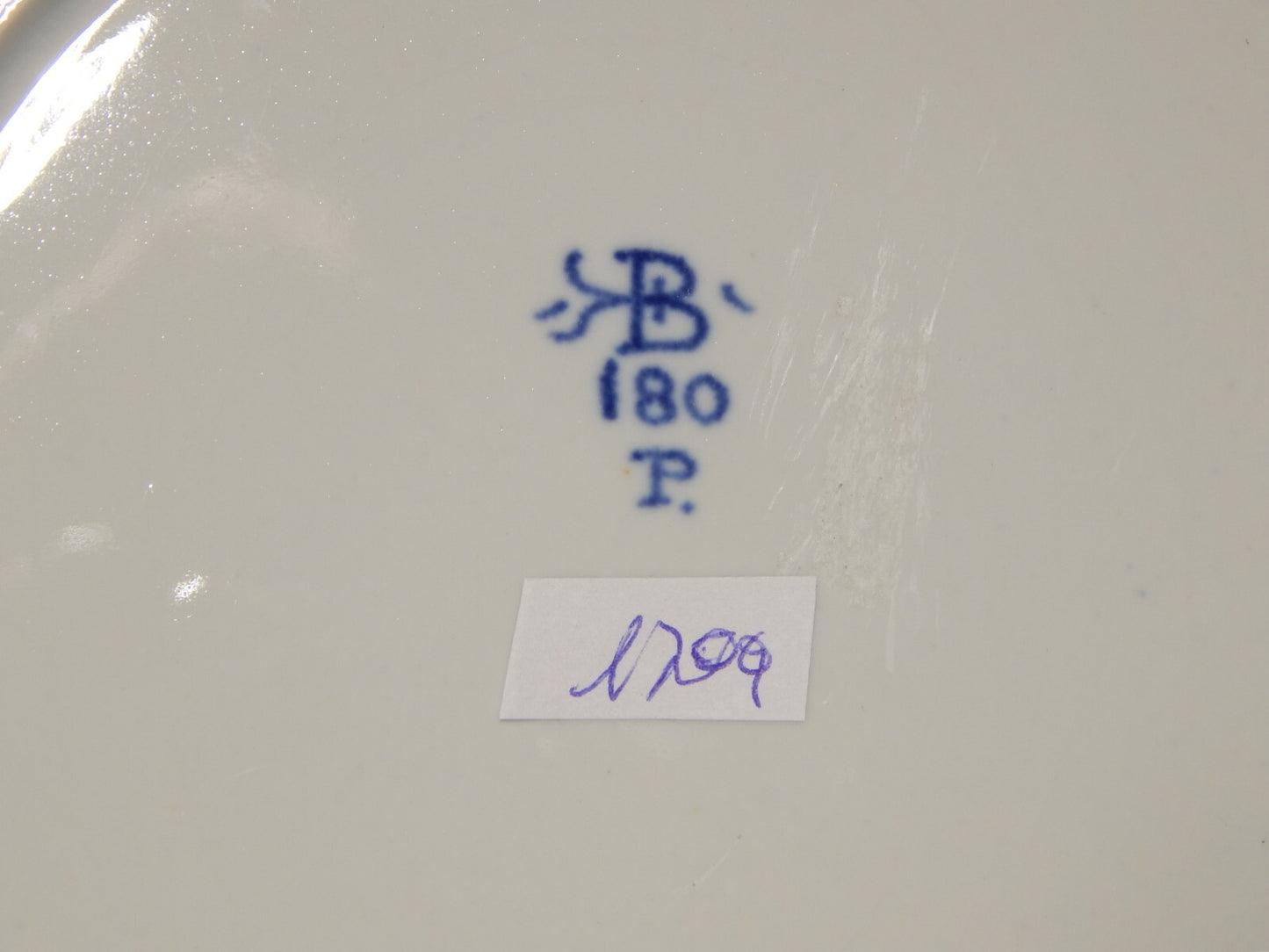 ANTICO PREZIOSO PIATTO CERAMICA DELFT FINE 800 DECORO DIPINTO FLOREALE #1709