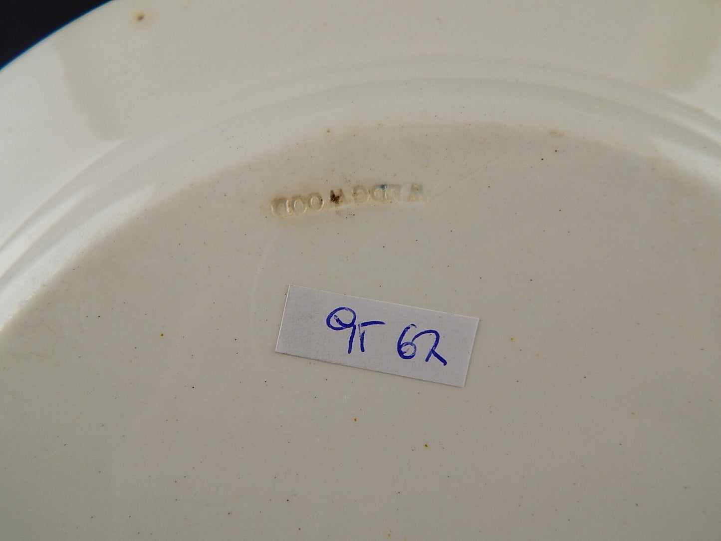 ANTICO COLLEZIONE PIATTO PORCELLANA WEDGWOOD META' 800 VITTORIANO DIFETTO ###