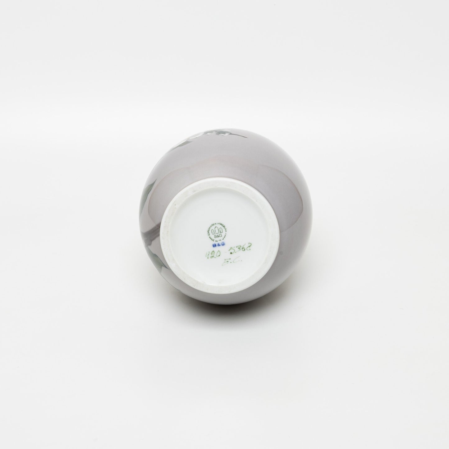 VASO PORCELLANA ROYAL COPENHAGEN BING&GRONDAHL "Fiori di Gelsomino" CM 26