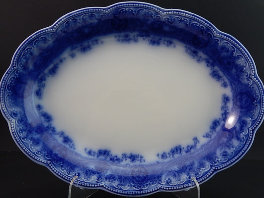WEDGWOOD&CO ATALANTA ANTICO PREZIOSO GRANDE VASSOIO SEMI-PORCELLANA DEL 1906