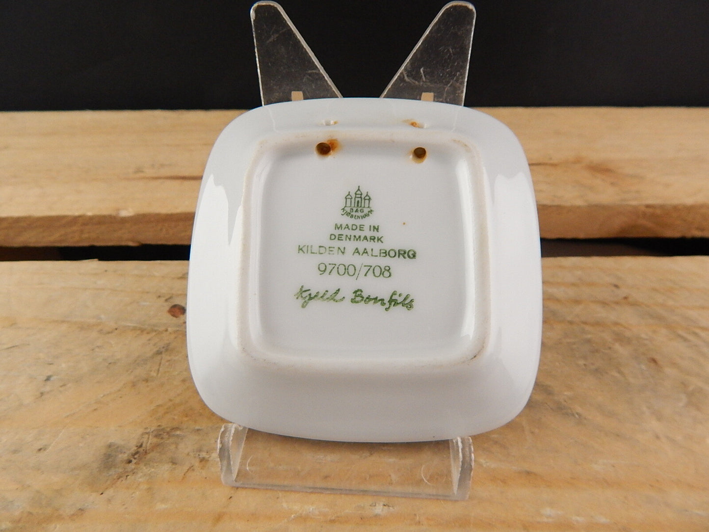 ROYAL COPENHAGEN BING&GRONDAHL PLAQUETTE PIATTINO PORCELLANA KILDEN AALBORG