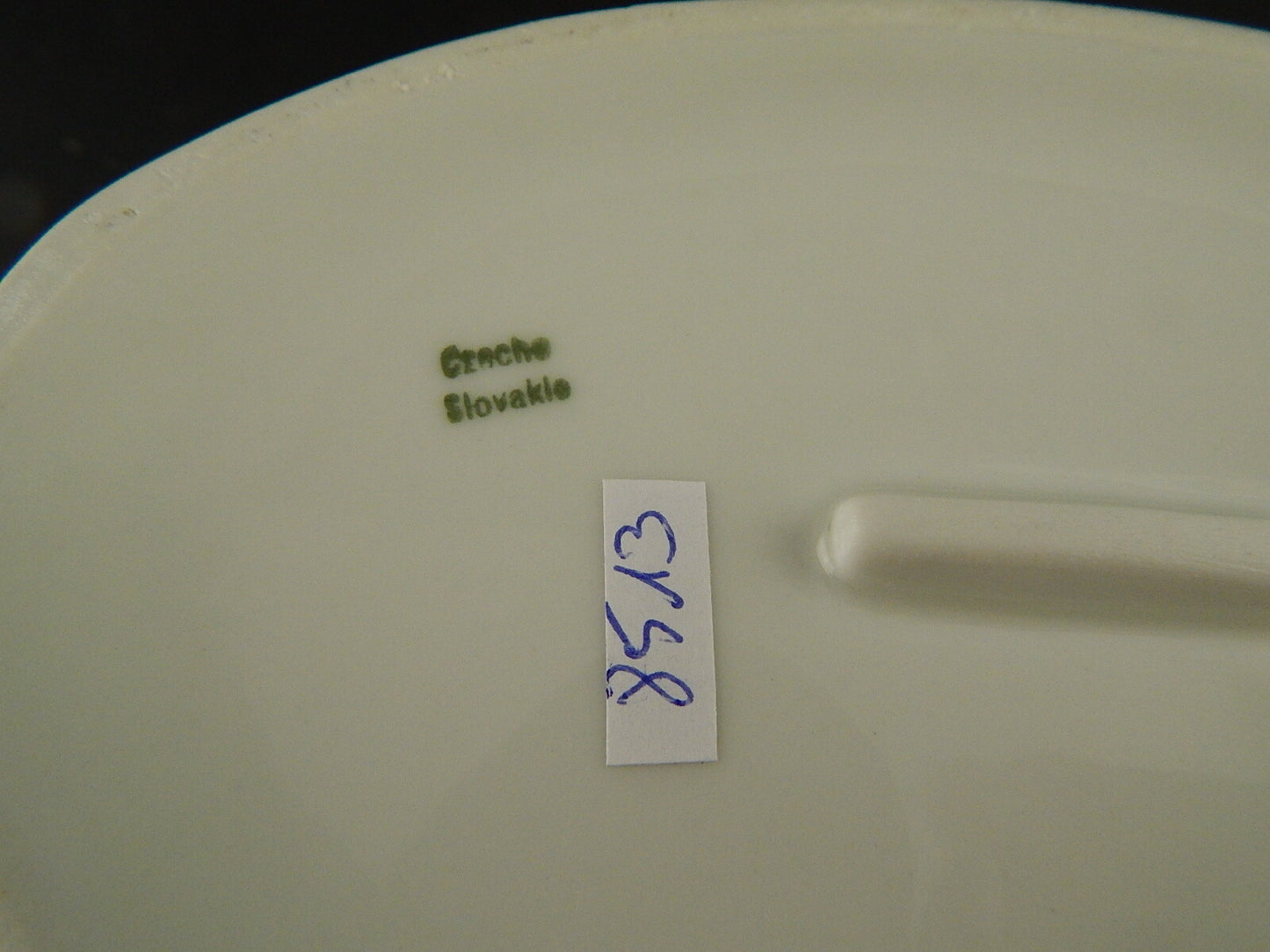 ANTICA LIBERTY LEGUMIERA ZUPPIERA CENTROTAVOLA PORCELLANA BOEMA DECORO POLICROMO