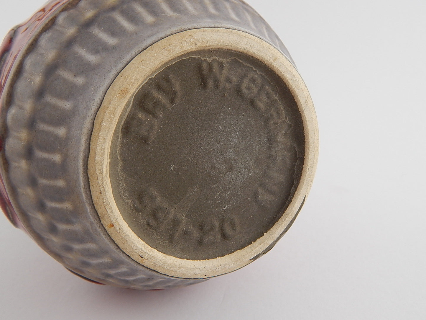 VINTAGE VASO MAIOLICA CERAMICA SMALTATA FATTO A MANO HAND MADE FAIENCE VASE