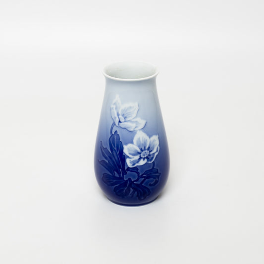 VASO PORCELLANA ROYAL COPENHAGEN BING&GRONDAHL "Rosa di Natale" CM 14