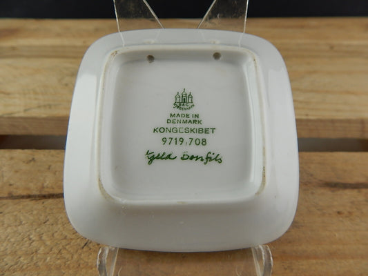 ROYAL COPENHAGEN BING&GRONDAHL PLAQUETTE PIATTO PORCELLANA KONGESKIBET