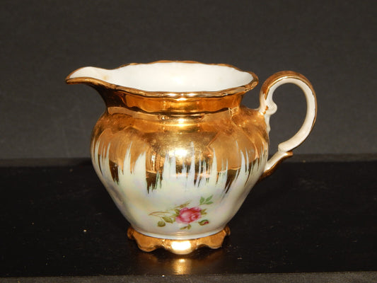 ANTICA ELEGANTE LATTIERA BRICCO PORCELLANA SELTMANN WEIDEN BAVARIA THERESIA ORO