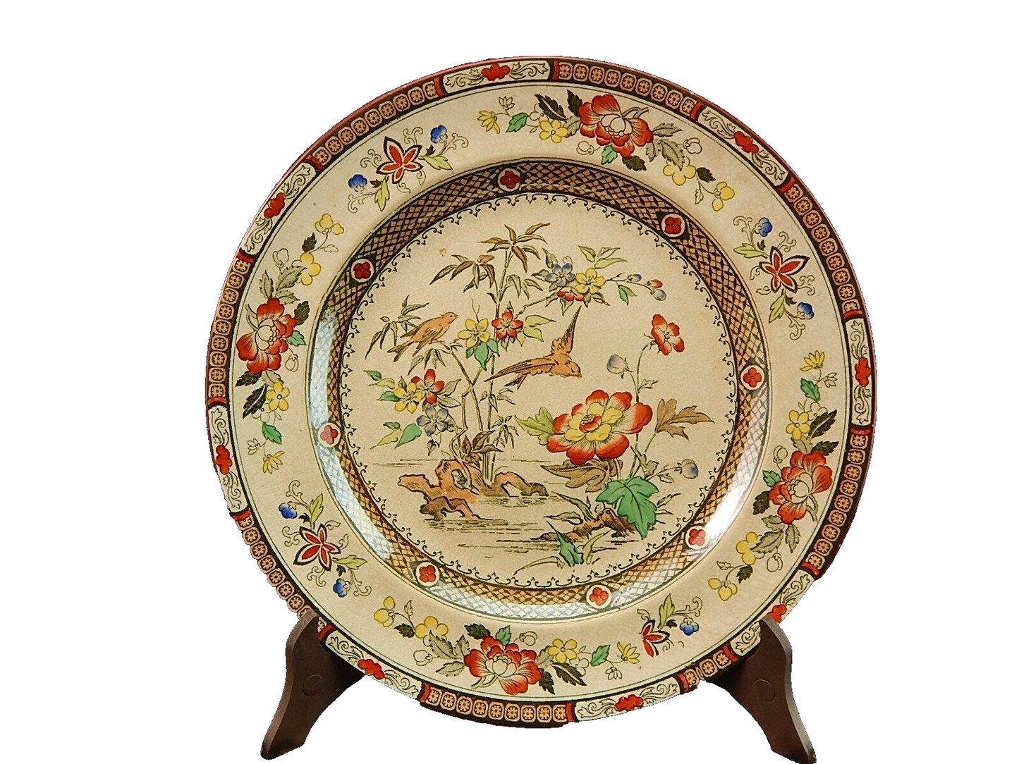 ANTICO 1880 SERVIZIO 24 PIATTI SEMI PORCELLANA INGLESE BISHOP POWELL & STONIER