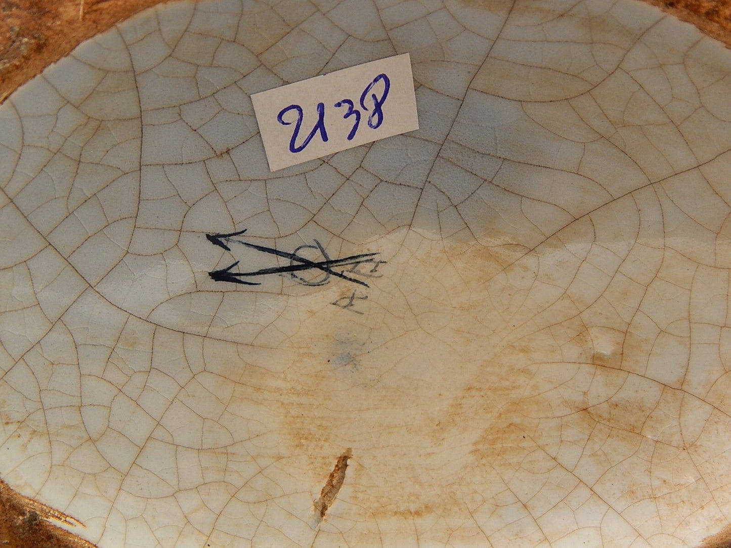 ANTICO RARISSIMO VASO TULIPANIERA CERAMICA MAIOLICA ITALIANA DIPINTO POLICROMO
