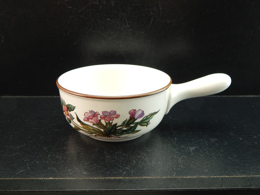 VINTAGE VILLEROY&BOCH TEGAMINO CIOTOLA CON MANICO PORCELLANA COLLEZIONE BOTANICA