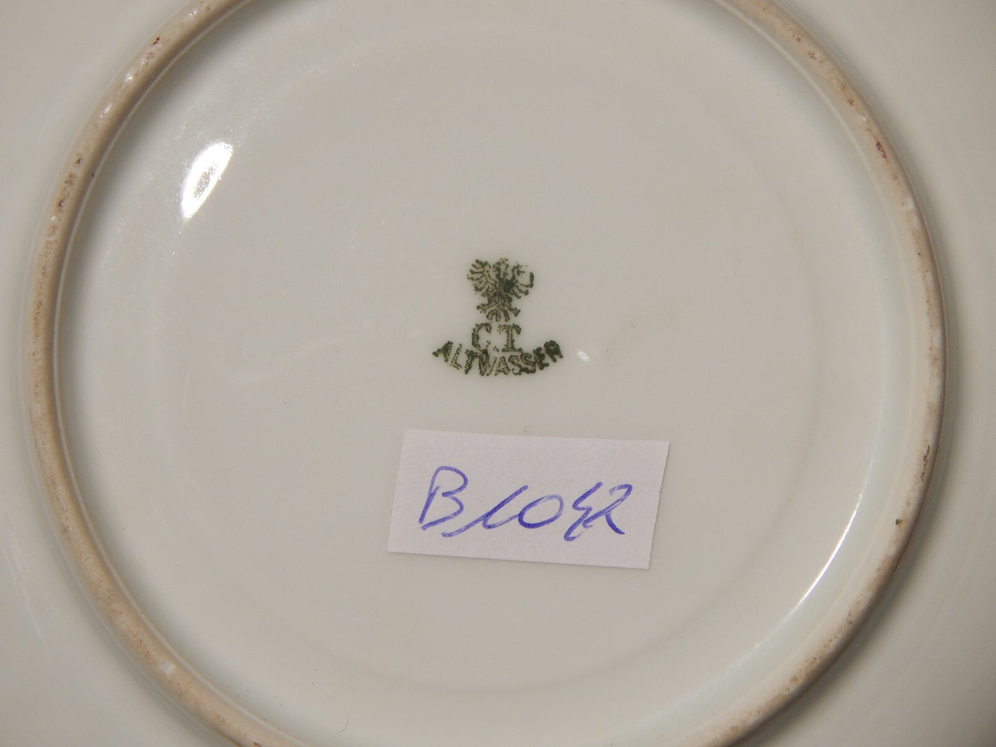 ANTICA RARISSIMA TAZZA DA TE' PORCELLANA CARL TIELSCH ALTWASSER FINE 800