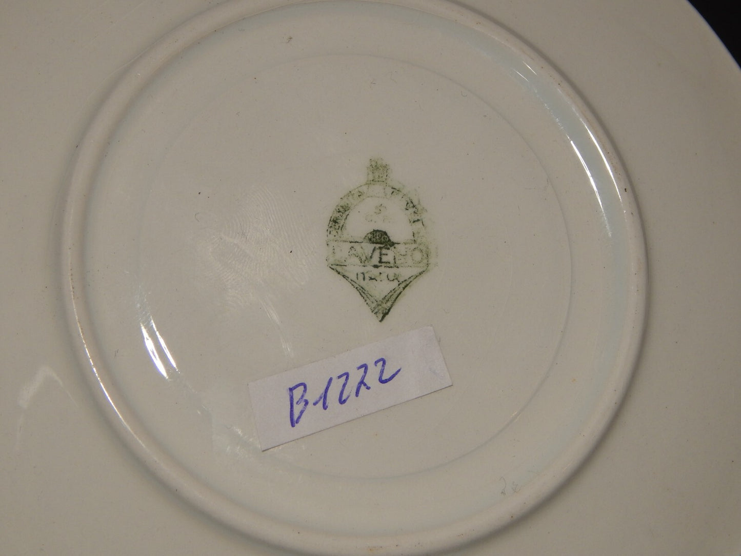 ANTICO ART DECO TAZZA DA TE' CERAMICA PROFILI ORO REVELLI LAVENO #1272