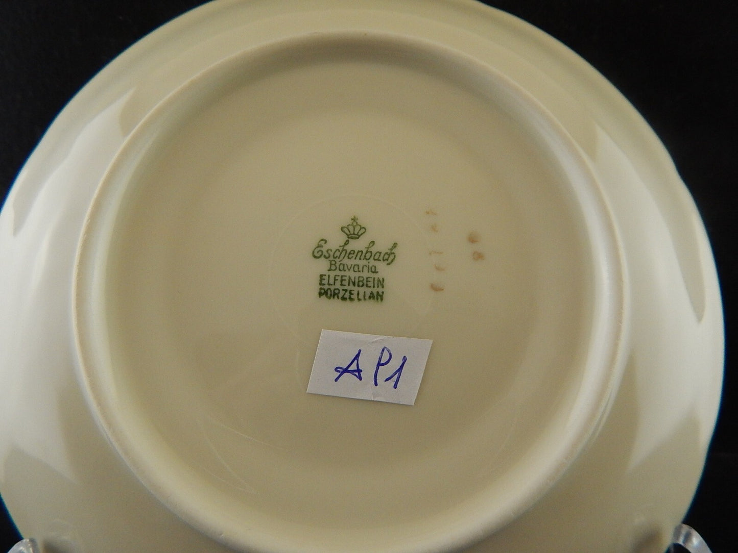 ANTICA PREZIOSA STILE ROCAILLE TAZZA DA TE' PORCELLANA ESCHENBACH BAVARIA