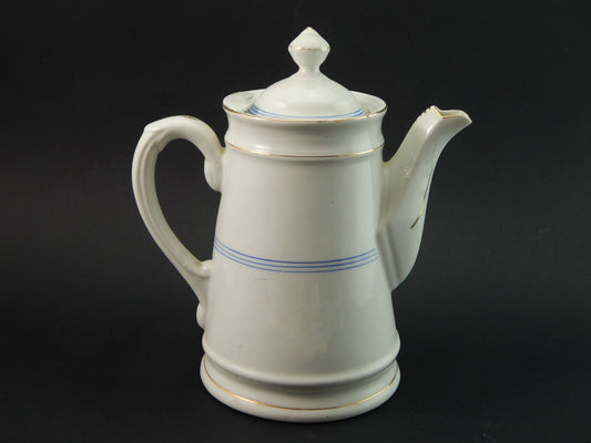 ANTICA GRANDE PREZIOSA TEIERA CAFFETTIERA VECCHIO PARIGI PORCELLANA FINE 1800