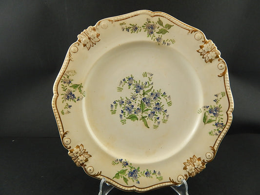 ANTICO RARO PIATTO COLLEZIONE CERAMICA INGLESE PRIMO 800 ROYAL RED CROWN DERBY