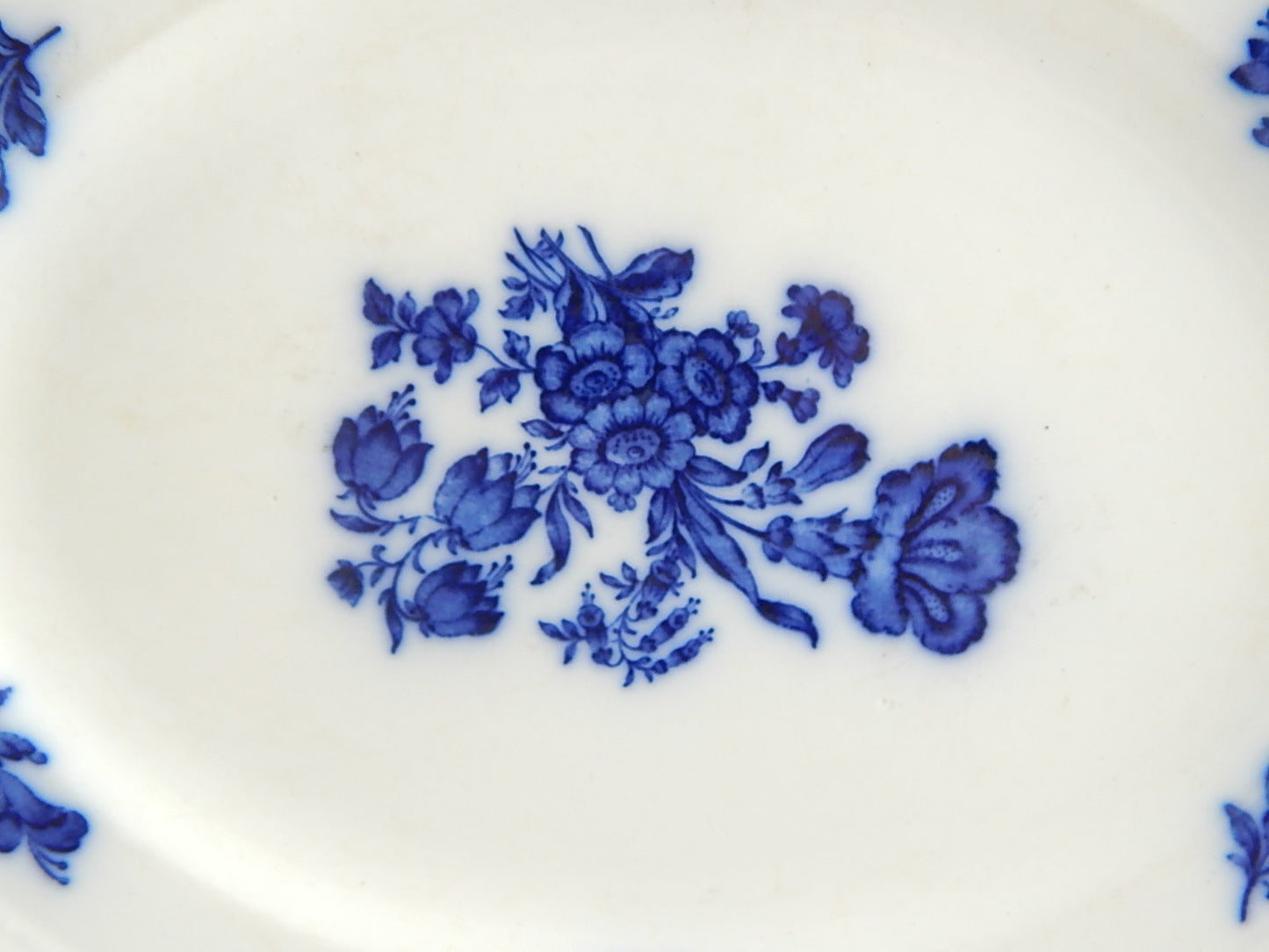 ANTICO RAVIERA VASSOIO PORCELLANA CERAMICA CAULDON PLACE ENGLAND TRAY FINE 1800