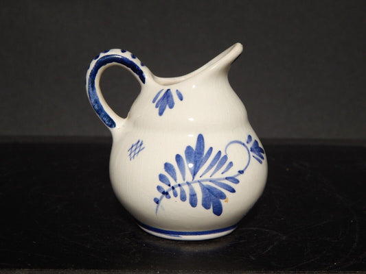 VINTAGE PICCOLO VASO ANFORA DE PAUW DELFT PORCELLANA DECORO A MANO BLU COBALTO