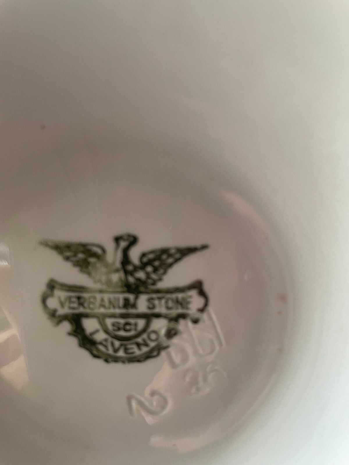 ANTICA ZUPPIERA CENTROTAVOLA LIBERTY CERAMICA ITALIANA LAVENO VERBANUM STONE