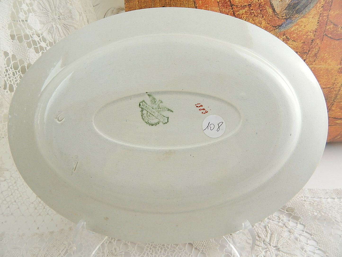 ANTICO ART NOUVEAU VASSOIO RAVIERA SOCIETÀ CERAMICA ITALIANA LAVENO I GIRASOLI