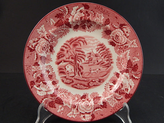 VINTAGE CERAMICA ENOCH WOOD'S ENGLISH SCENERY PIATTO DOCE CM 17