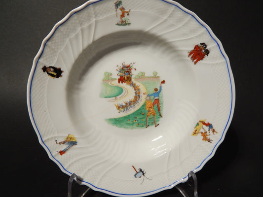 ANTICO PIATTO PORCELLANA RICHARD GINORI BAMBINO VECCHIO GINORI PINOCCHIO difetto