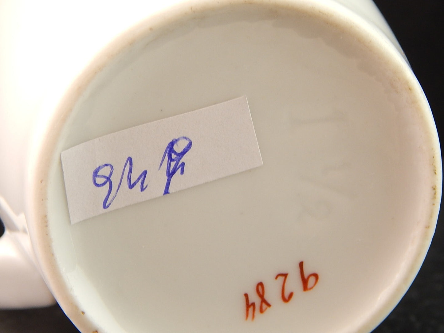 ANTICA ART DECO LATTIERA BRICCO PORCELLANA BOEMA DECORO A GHIRLANDA