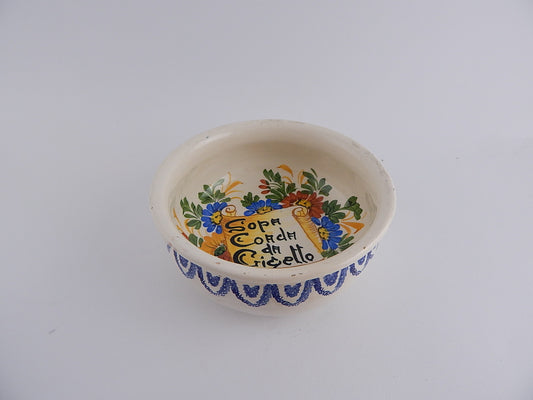 PIATTO CERAMICA BASSANO BUON RICORDO SOPA COADA RISTORANTE GIGETTO MIANE TREVISO