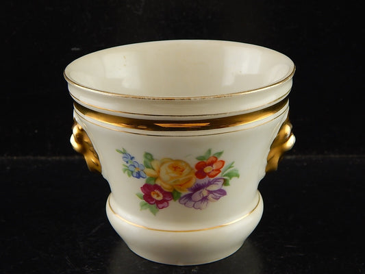 ANTICO VASO CACHE POT PORCELLANA CARL TIELSCH ALTWASSER DELLA SECONDA META' 800