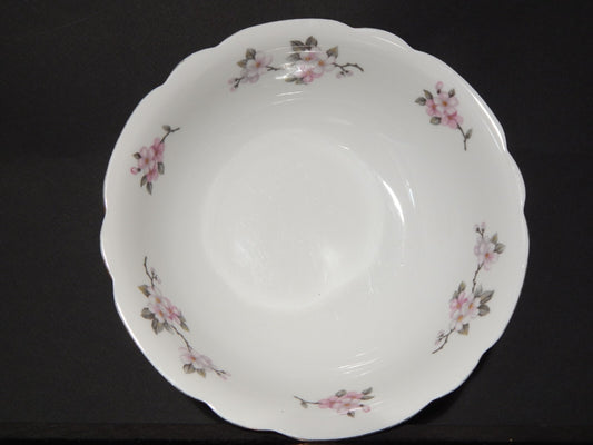 VINTAGE INSALATIERA PORCELLANA SELTMANN WEIDEN BAVARIA FIORI DI PESCO NORA