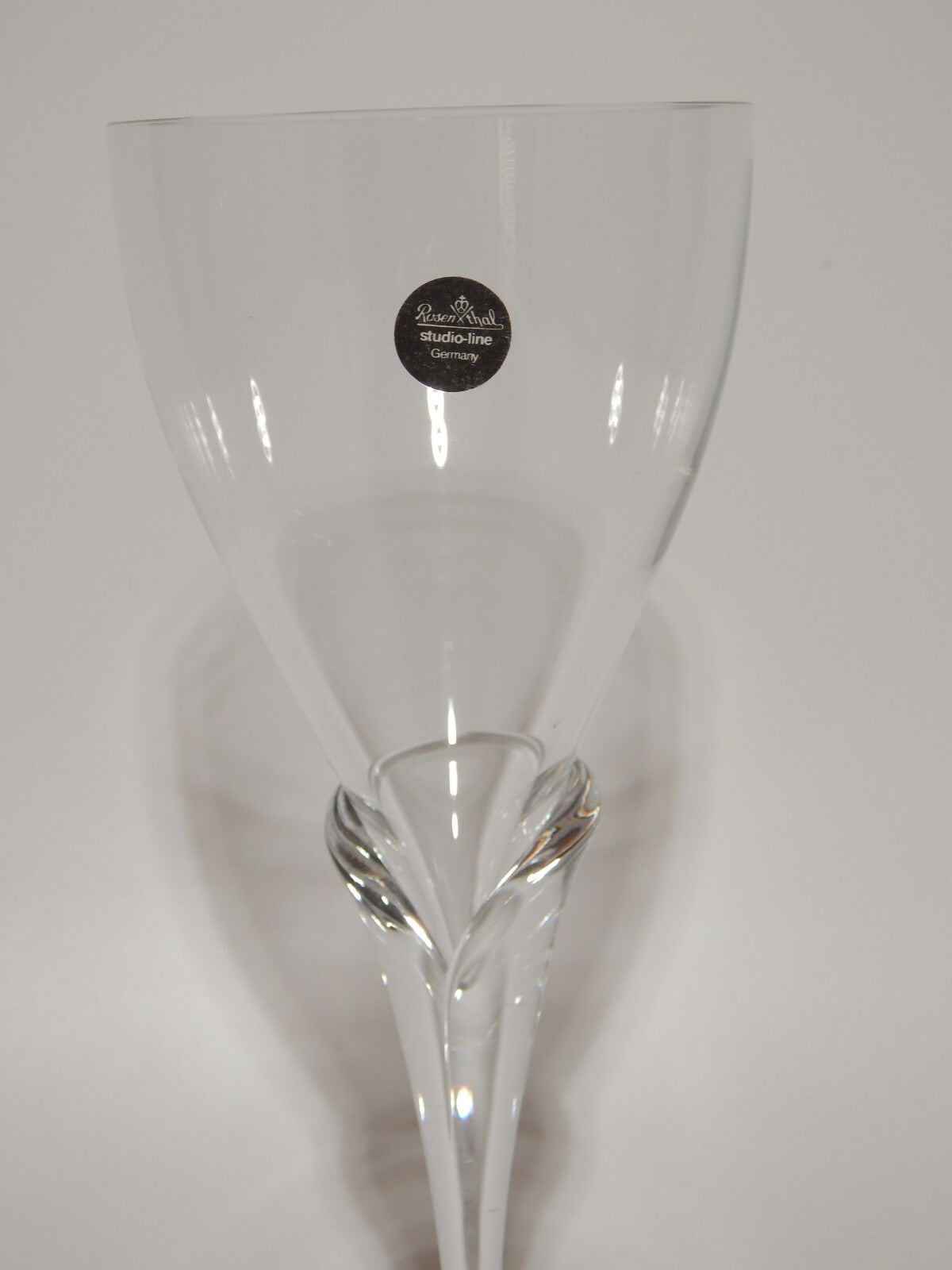 ELEGANTE SET 1 CALICE ACQUA 1 CALICE VINO CRISTALLO ROSENTHAL STUDIO LINIE TULIP