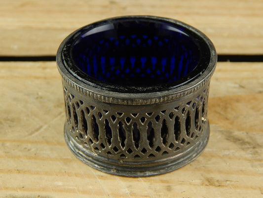 ANTICA SALIERA PORTA SALE JAMES DIXON & SONS MADE ENGLAND SHEFFIELD SILVER PLATE