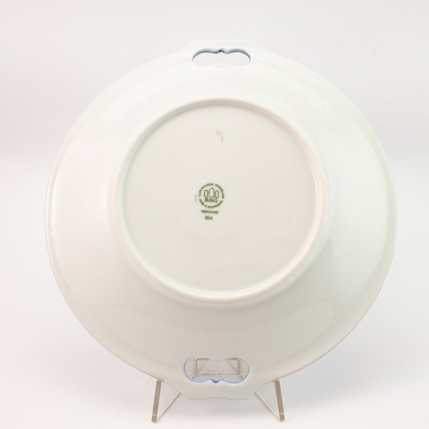 PIATTO PORTATA ROTONDO 26 CM PORCELLANA ORO ZECCHINO GABBIANI BING&GRONDAHL 304