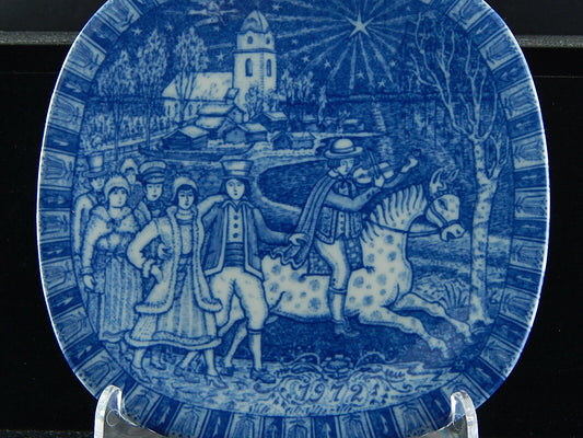 RORSTRAND PIATTO PORCELLANA NATALE 1972 PORCELAIN CHRISTMAS PLATE COLLEZIONE NEW